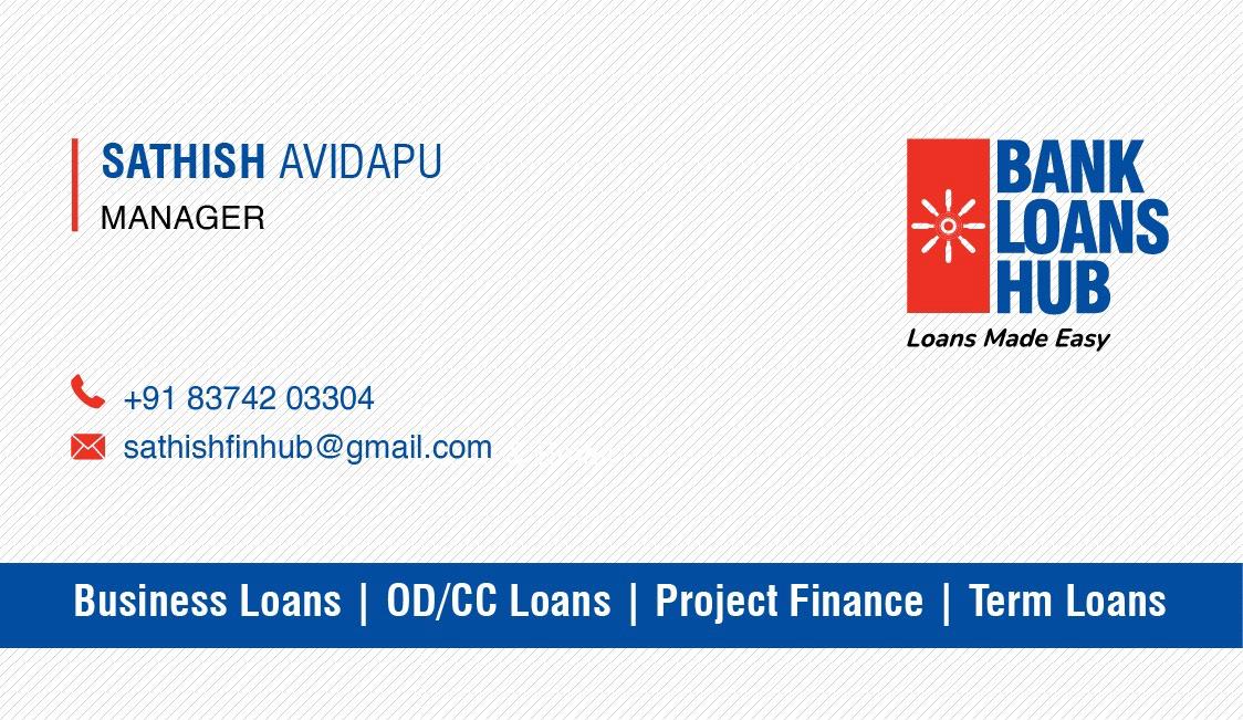 SATHISH BANK LOANS INSURANCE AGENT